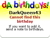 My birthday badge