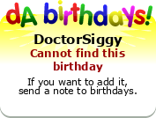 My birthday badge