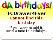 My birthday badge