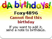 My birthday badge