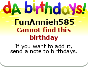 My birthday badge