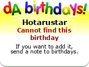 My birthday badge