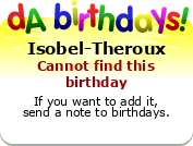 My birthday badge