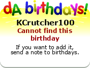 My birthday badge