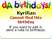 My birthday badge