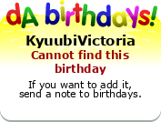 My birthday badge