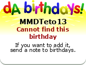 My birthday badge