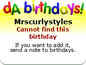 My birthday badge