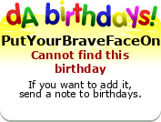 My birthday badge