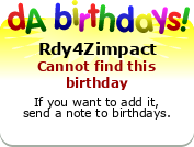 My birthday badge