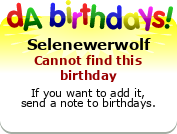 My birthday badge