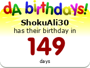 Birthdays badge example!