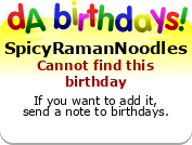 My birthday badge