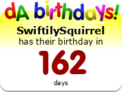 Birthdays badge example!