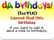 My birthday badge