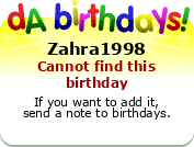 My birthday badge