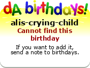 My birthday badge