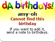 My birthday badge