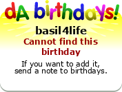 My birthday badge