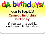 My birthday badge