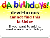 My birthday badge