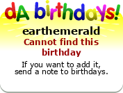 My birthday badge