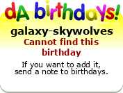 My birthday badge