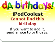 My birthday badge