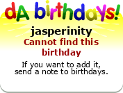 My birthday badge