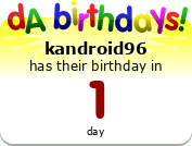 Birthdays badge example!