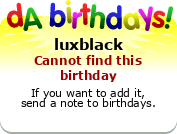 My birthday badge