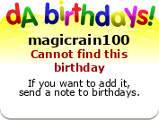 My birthday badge