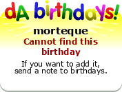 My birthday badge