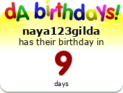 My birthday badge