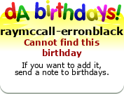 My birthday badge