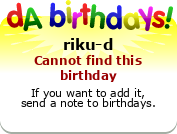 My birthday badge