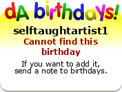 My birthday badge