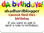 My birthday badge