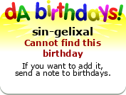 My birthday badge
