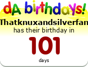 My birthday badge
