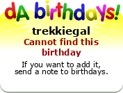 My birthday badge