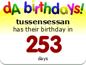 Birthdays badge example!