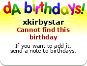 My birthday badge